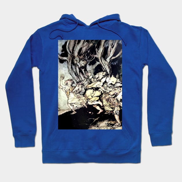 Riotous Noise - Arthur Rackham Hoodie by forgottenbeauty